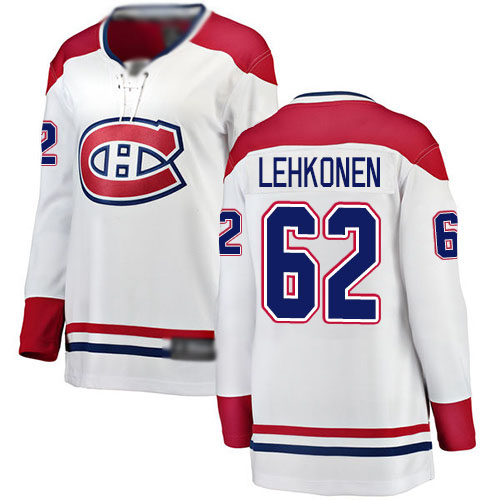 Fanatics Branded Women's Artturi Lehkonen Breakaway White Away Jersey: NHL #62 Montreal Canadiens