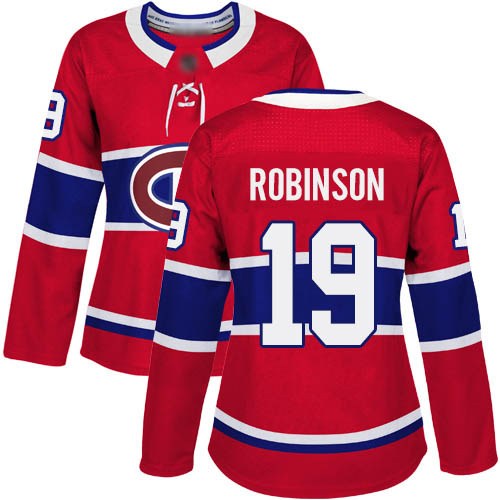 Adidas Women's Larry Robinson Premier Red Home Jersey: NHL #19 Montreal Canadiens