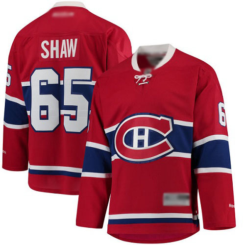 Fanatics Branded Men's Andrew Shaw Breakaway Red Home Jersey: NHL #65 Montreal Canadiens