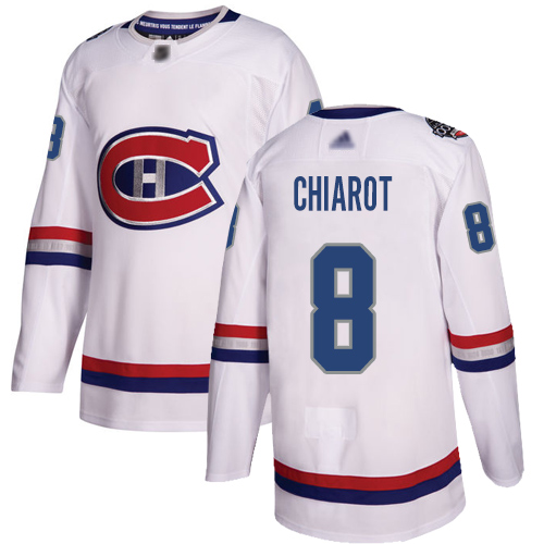 Adidas Men's Andrew Shaw Authentic White Jersey: NHL #65 Montreal Canadiens 2017 100 Classic