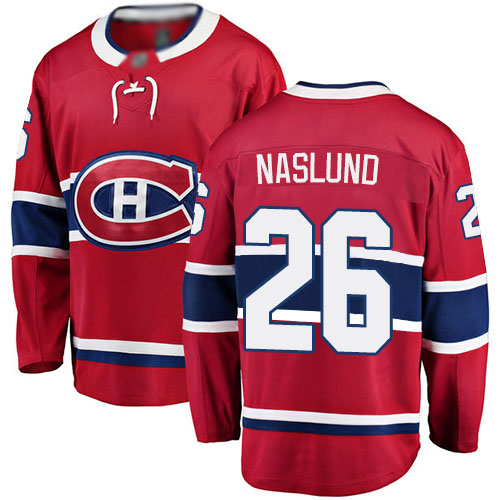 Fanatics Branded Men's Mats Naslund Breakaway Red Home Jersey: NHL #26 Montreal Canadiens