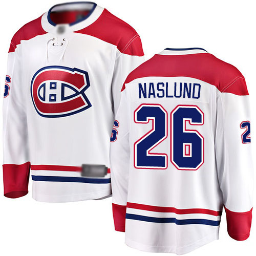 Fanatics Branded Youth Mats Naslund Breakaway White Away Jersey: NHL #26 Montreal Canadiens