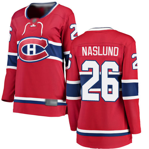 Fanatics Branded Women's Mats Naslund Breakaway Red Home Jersey: NHL #26 Montreal Canadiens