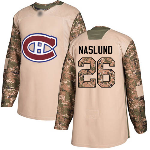 Adidas Men's Mats Naslund Authentic Camo Jersey: NHL #26 Montreal Canadiens Veterans Day Practice