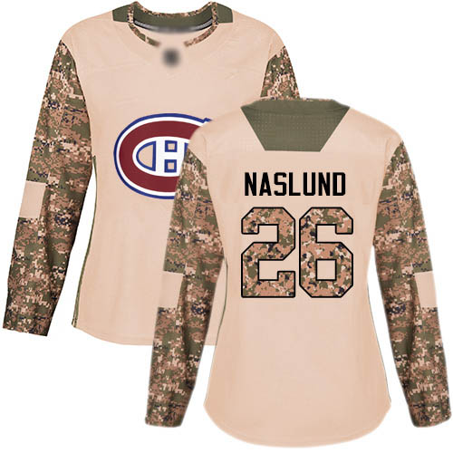 Adidas Women's Mats Naslund Authentic Camo Jersey: NHL #26 Montreal Canadiens Veterans Day Practice