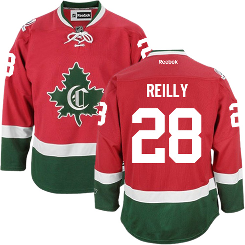 Reebok Youth Mike Reilly Authentic Red Third Jersey: NHL #28 Montreal Canadiens New CD