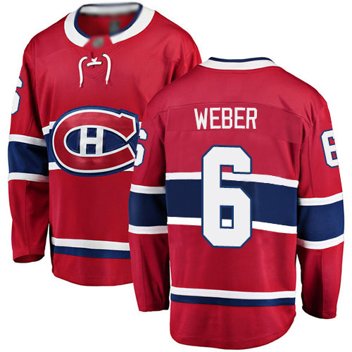 Fanatics Branded Youth Shea Weber Breakaway Red Home Jersey: NHL #6 Montreal Canadiens