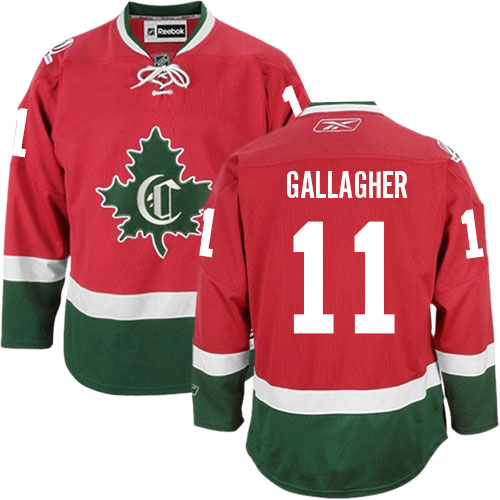 Reebok Men's Brendan Gallagher Authentic Red Third Jersey: NHL #11 Montreal Canadiens New CD