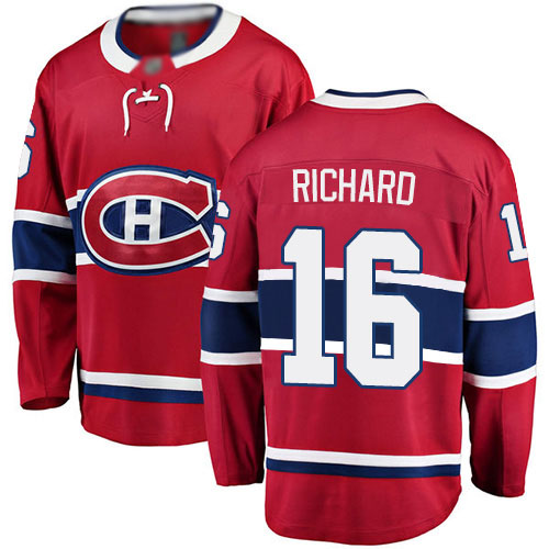 Fanatics Branded Men's Henri Richard Breakaway Red Home Jersey: NHL #16 Montreal Canadiens