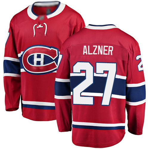 Fanatics Branded Youth Karl Alzner Breakaway Red Home Jersey: NHL #27 Montreal Canadiens