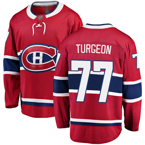 Fanatics Branded Youth Pierre Turgeon Breakaway Red Home Jersey: Hockey #77 Montreal Canadiens